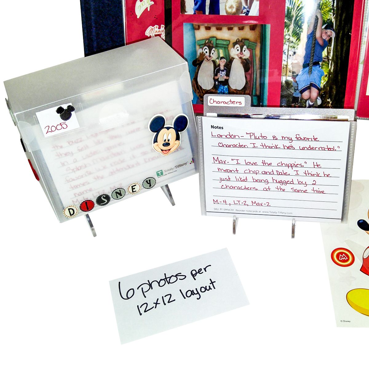 4" x 6" Fab File w/6 file folders, notecards & labels