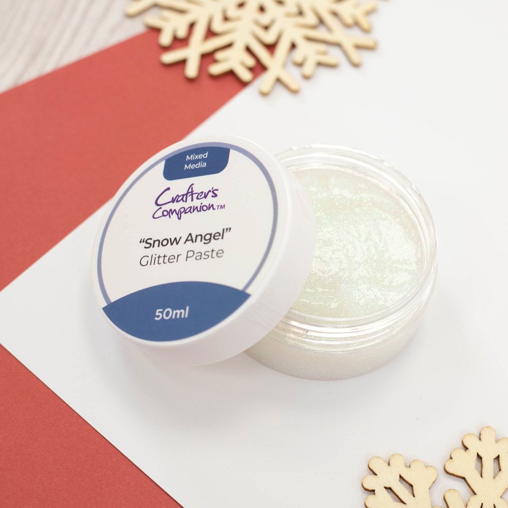 Crafter’s Companion - Mixed Media - Glitter Paste - Snow Angel