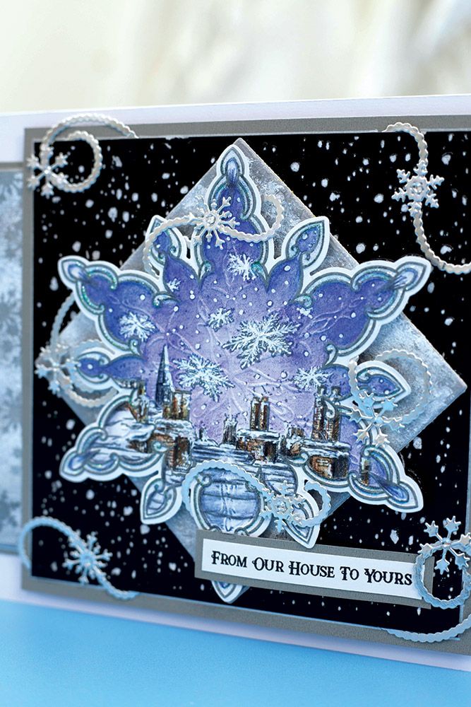 Sheena Douglass In The Frame Snowflake Stories Die - Falling Snowflakes