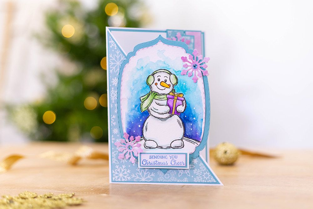 Crafters Companion 4 x 4 Clear Acrylic Stamp Set - The Season for Giving