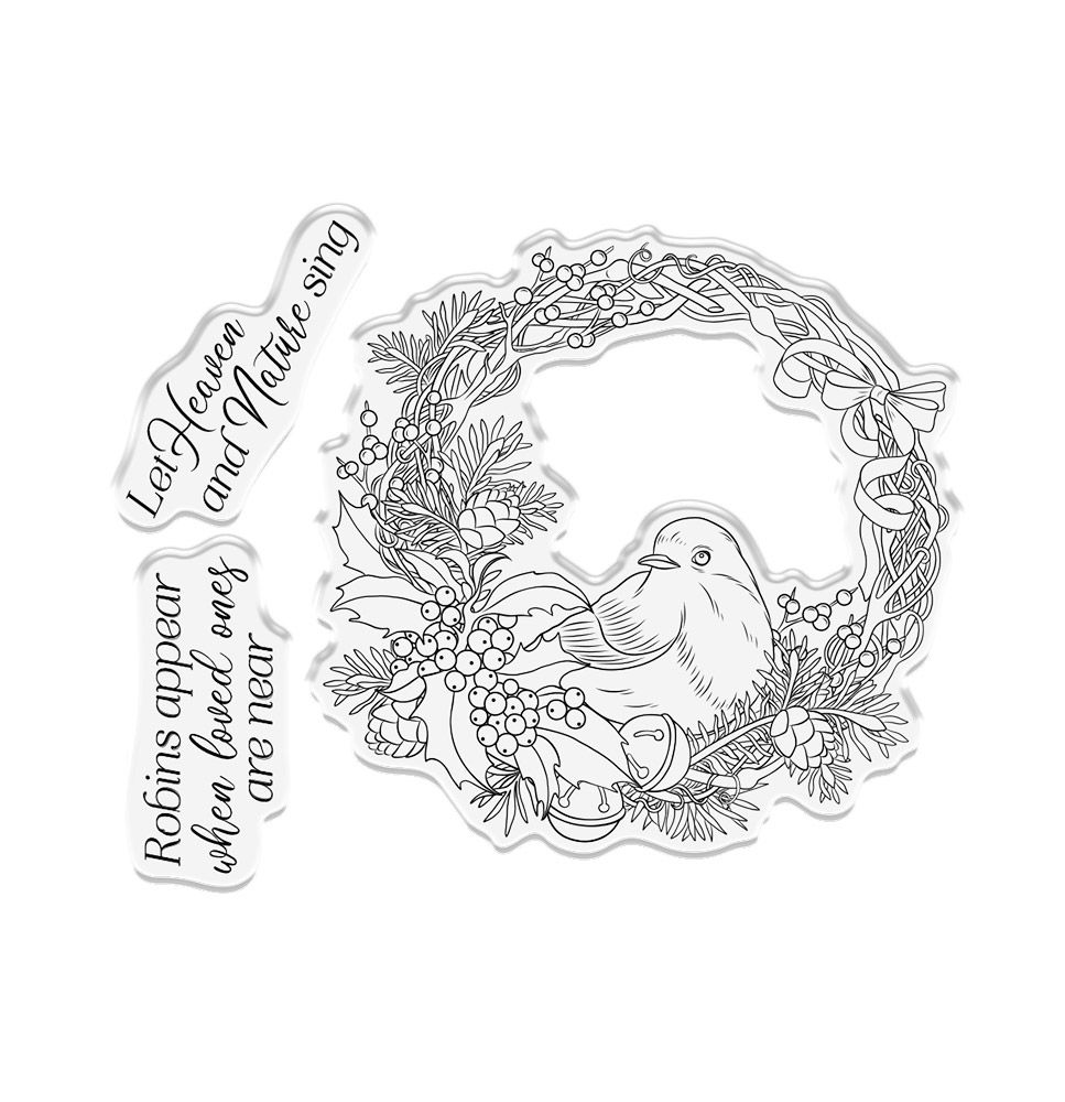 Tis the Season Stamp & Die - Heaven and Nature Sing
