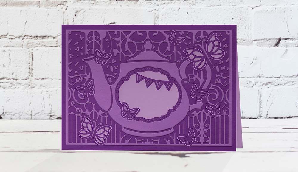 Gemini Cut and Emboss Folder - Tea for Two