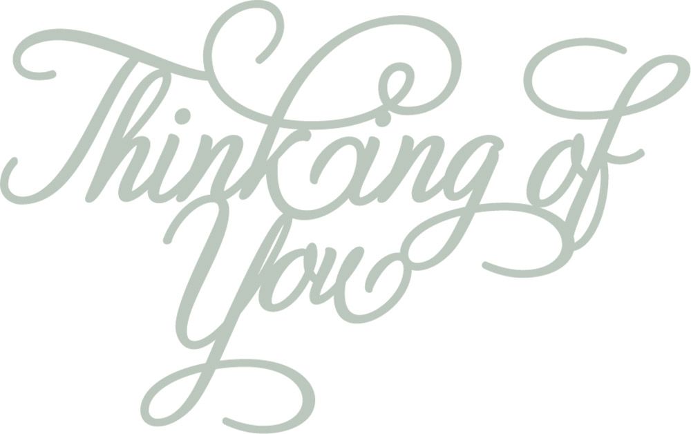 Sara Signature Rose Garden Metal Die - Thinking of You