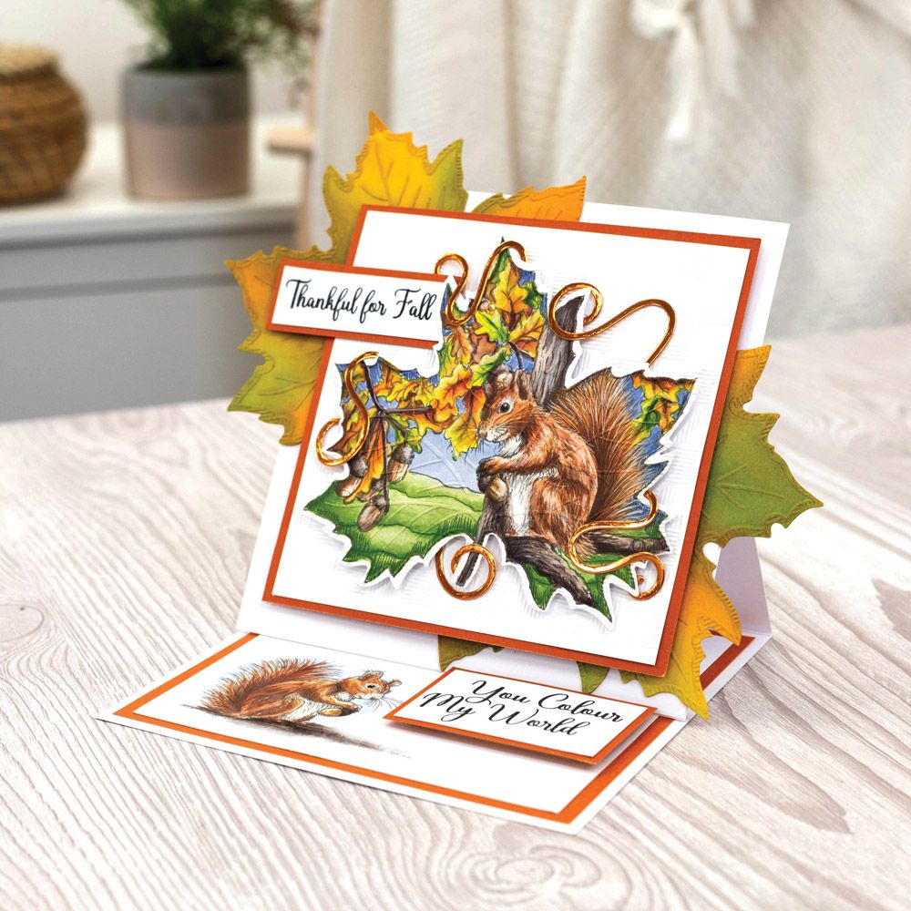 Sheena Douglass Timeless Leaves Photopolymer Stamp - Natures Harvest