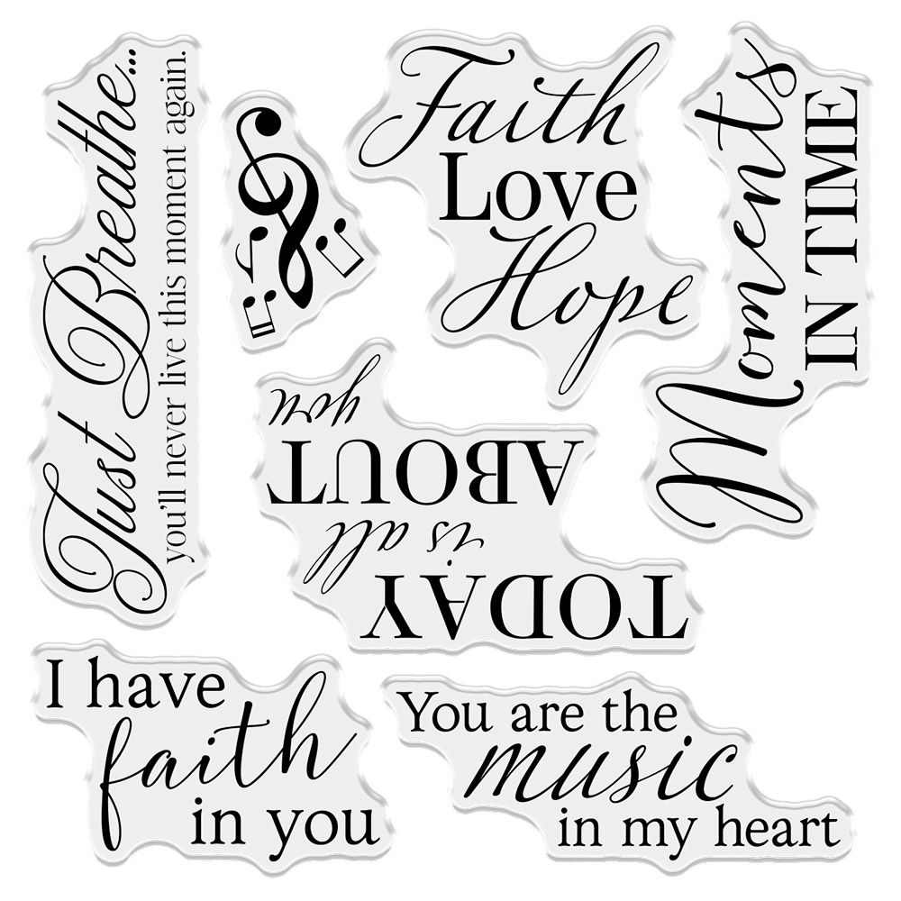 Venetian Grace Clear Acrylic Stamps – Moment in time