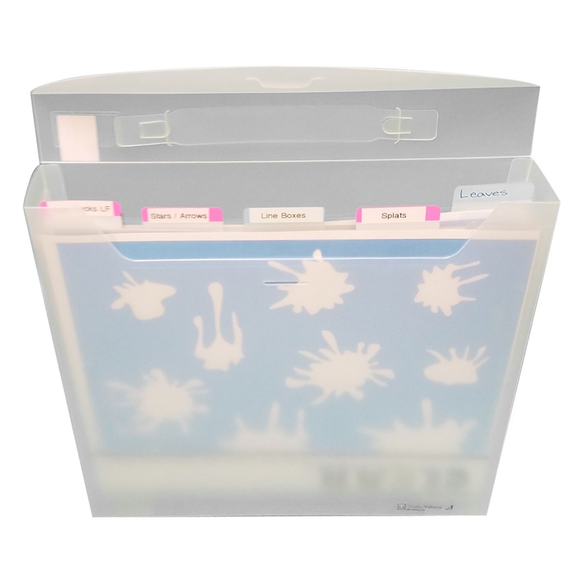 Totally Tiffany - 12' x 12' Fab File w/5 tabbed pockets & Labels