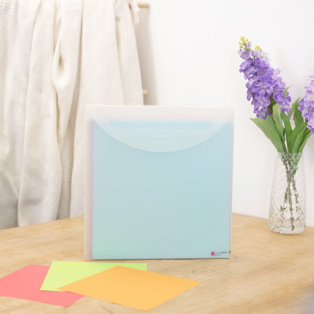 Totally Tiffany - 12' x 12' Fab File w/5 tabbed pockets & Labels