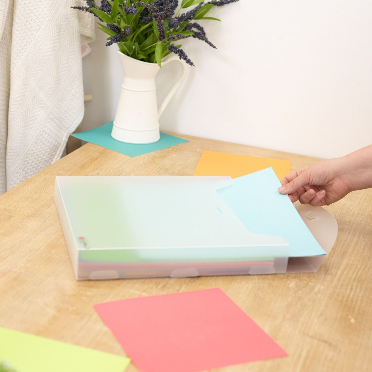 Totally Tiffany - 12' x 12' Fab File w/5 tabbed pockets & Labels
