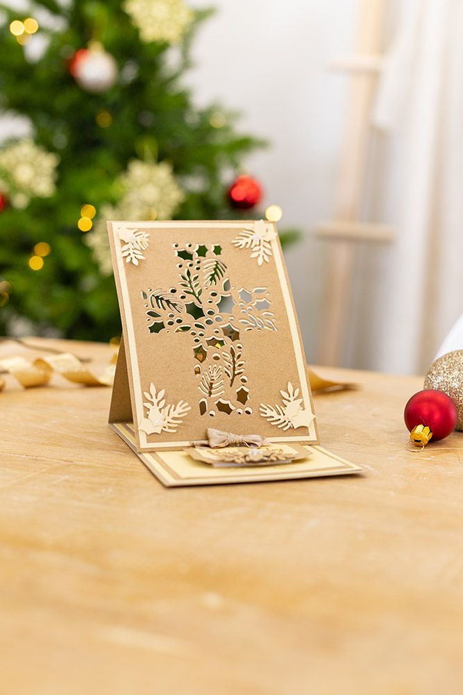 Gemini - Stamp and Die - Foliage Cross