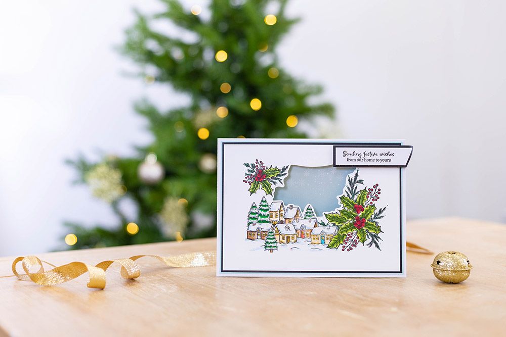 Gemini - Stamp & Die - Sending Festive Wishes