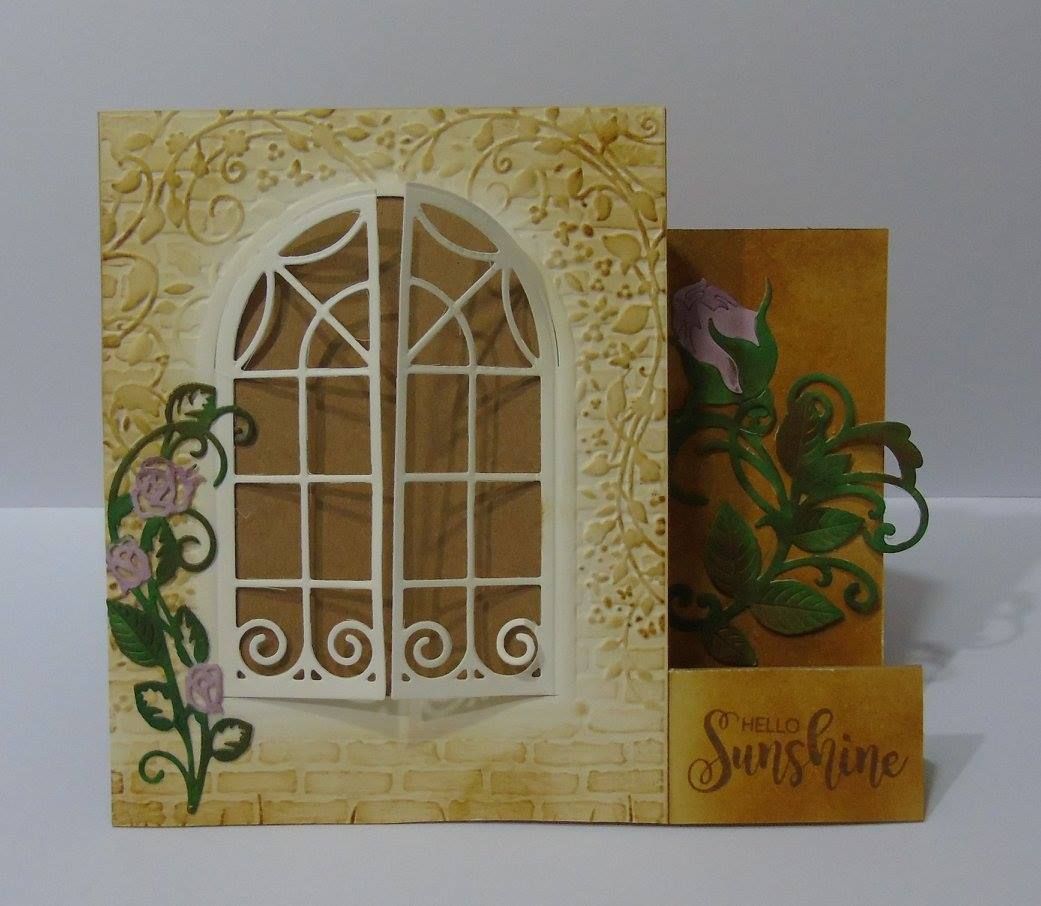Crafters Companion 5"x7" 3D Embossing Folder - Country Cottage