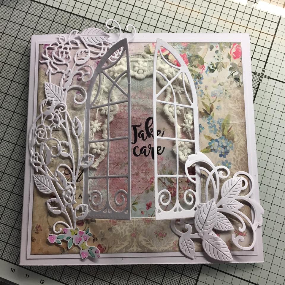 Crafters Companion 5"x7" 3D Embossing Folder - Country Cottage