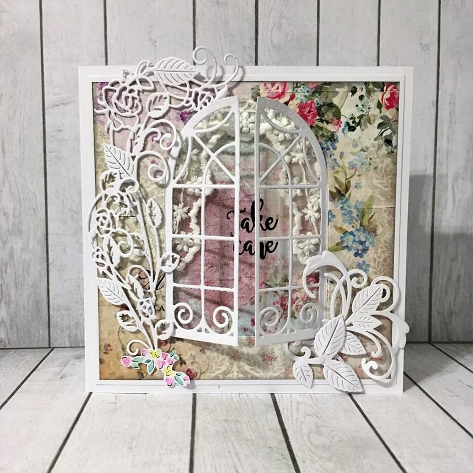 Crafters Companion 5"x7" 3D Embossing Folder - Country Cottage