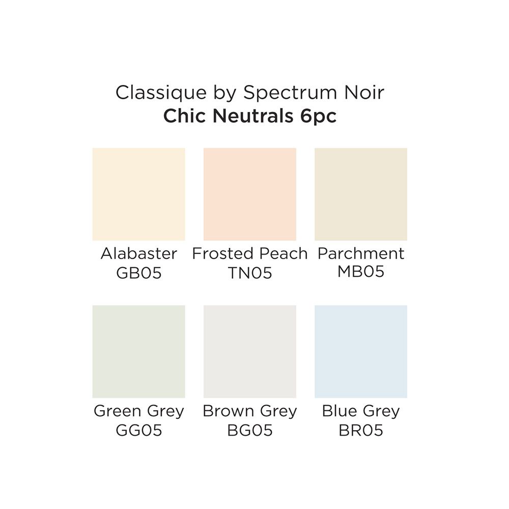Spectrum Noir - Classiques "Hint Of" - Chic Naturals - 6pc Set