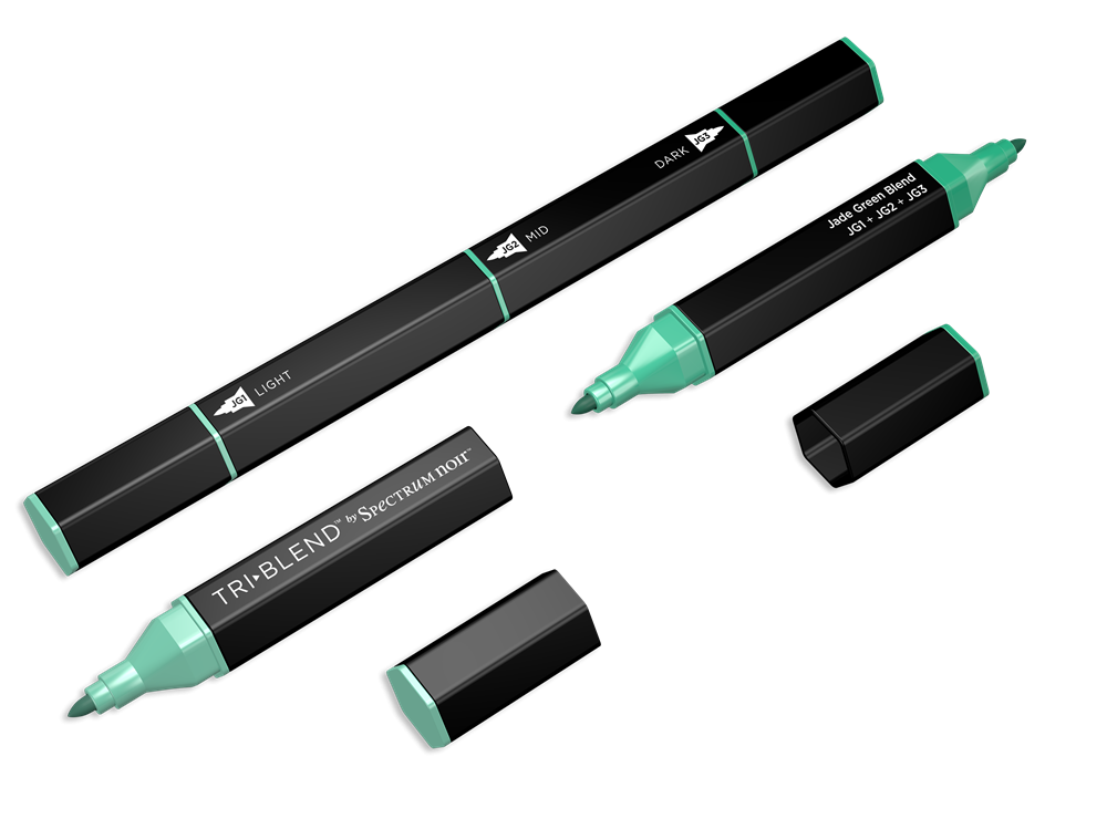 SN-TriBlend Brush-Jade Green Blend