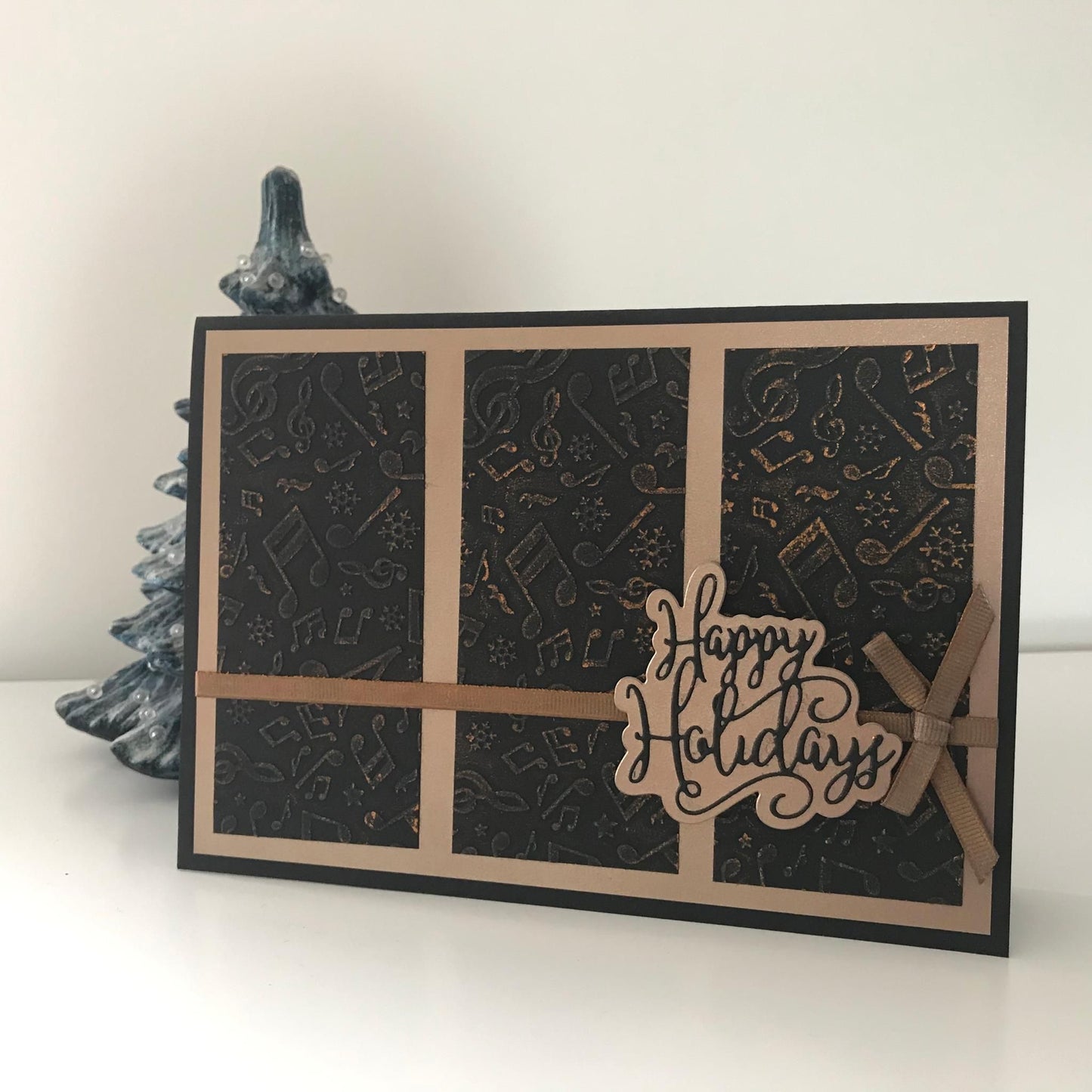 Gemini Embossing Folder - Festive Note