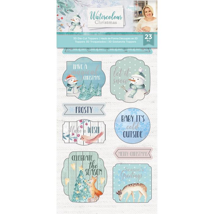 Sara Signature Watercolour Christmas - 3D Character Topper Sheet