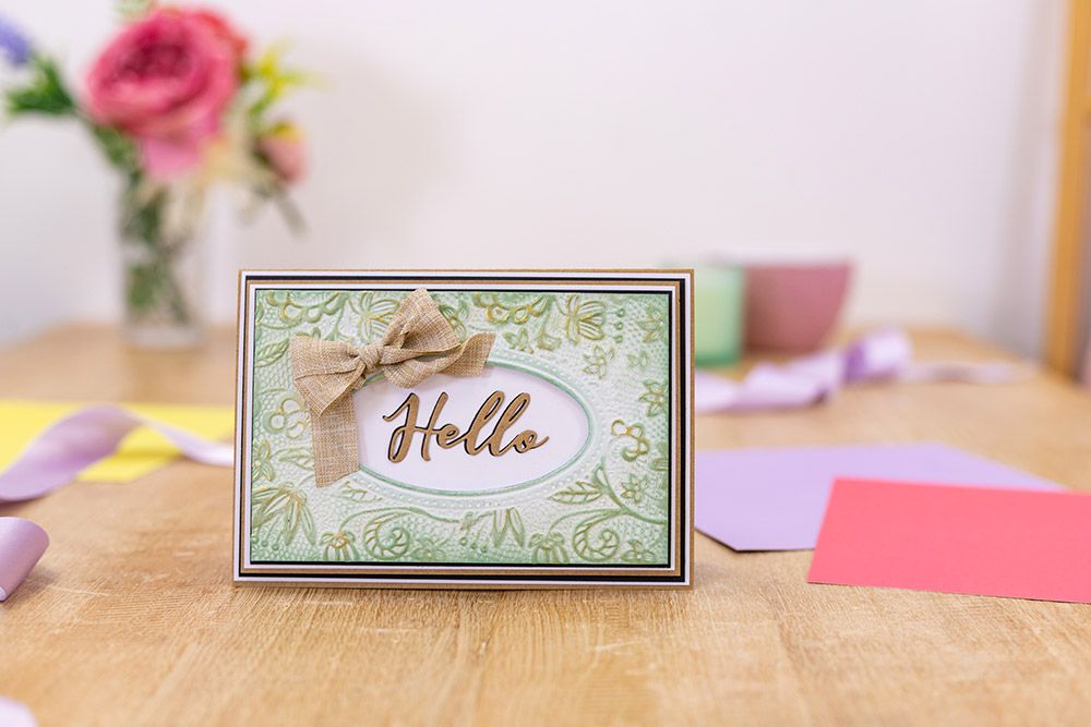 Gemini - 4" x 6" - 3D Embossing Folder - Classic Lace