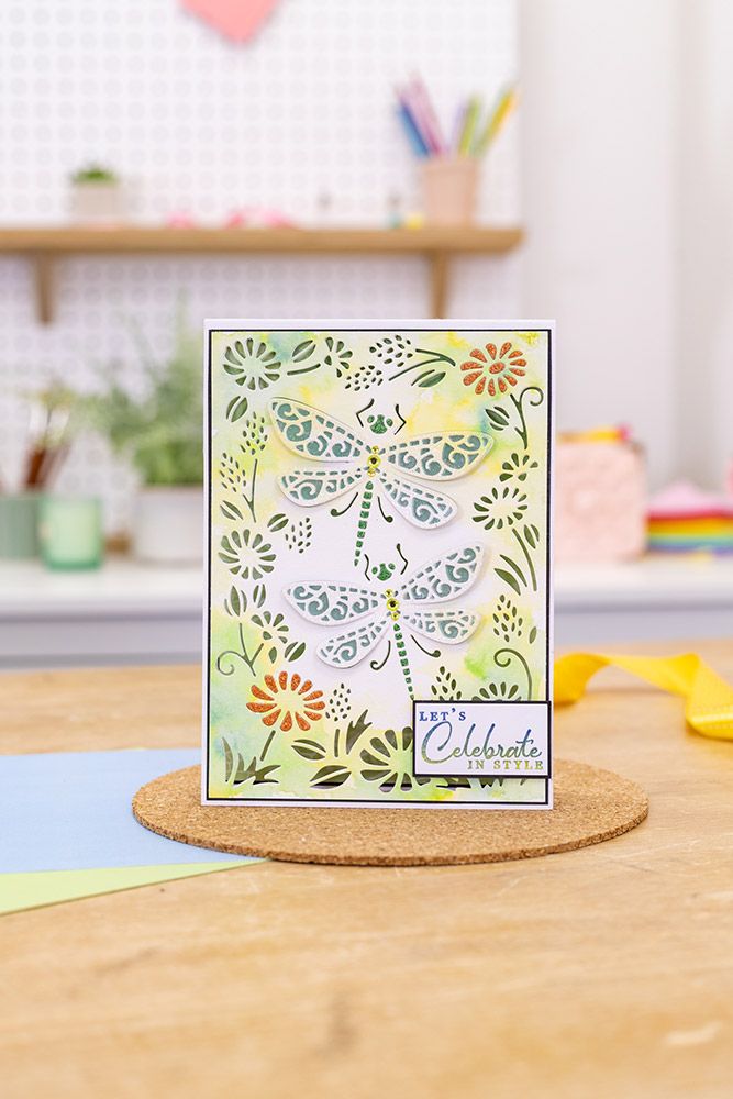Gemini 3-in-1 Create a Card Die - Daisies & Dragonflies
