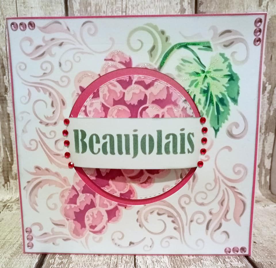 Crafters Companion 3D Layering Stencils - French Vine