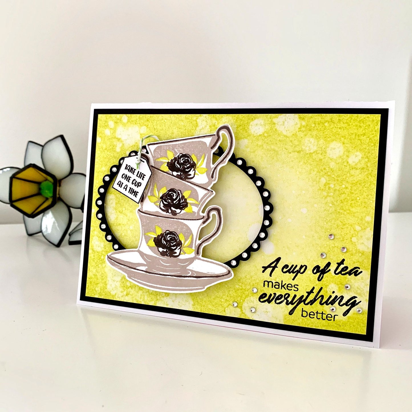 Gemini Elements Die - Floral Tea Cups