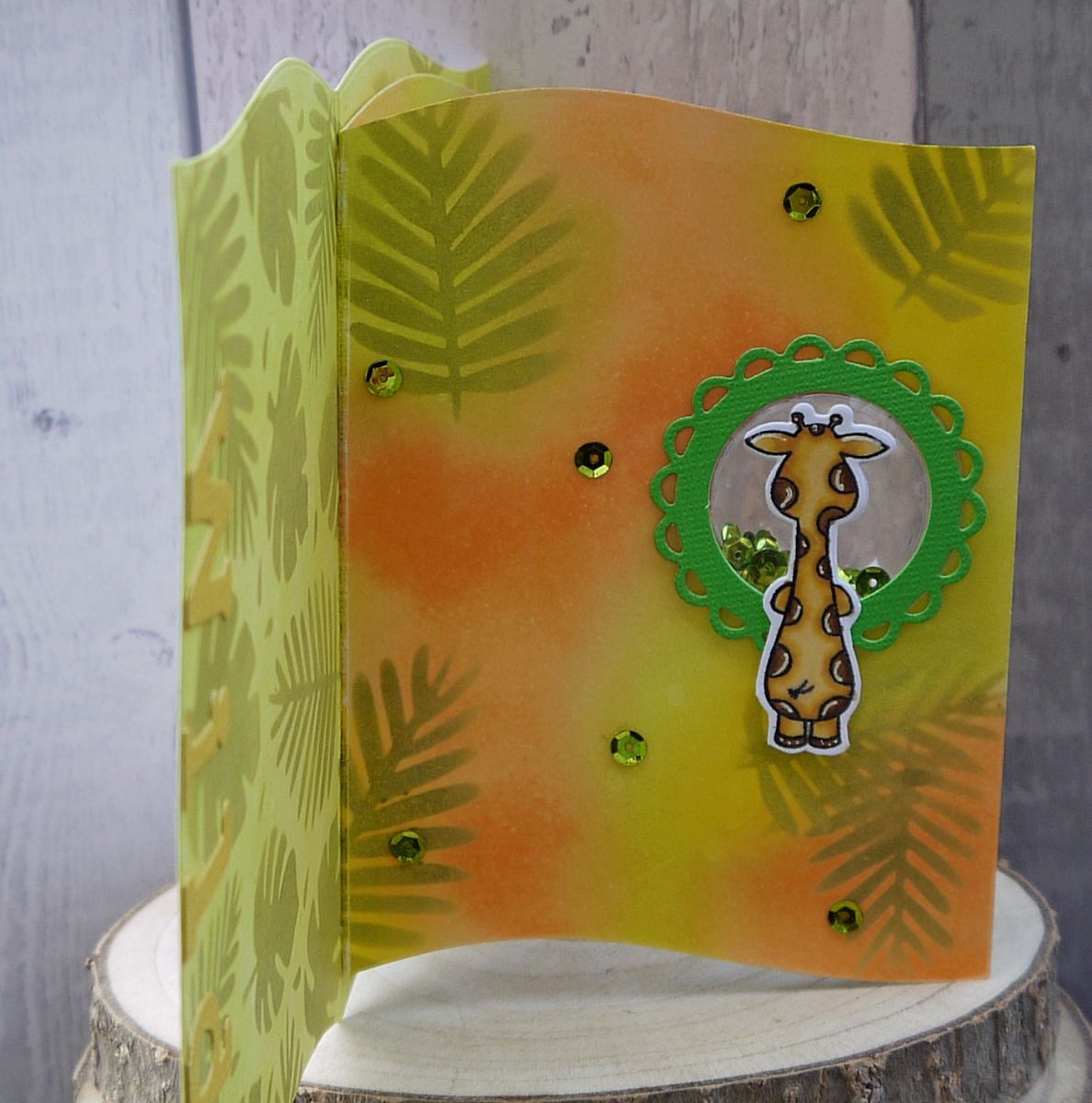 Gemini - Stamp and Die - Peek-A-Boo Giraffe