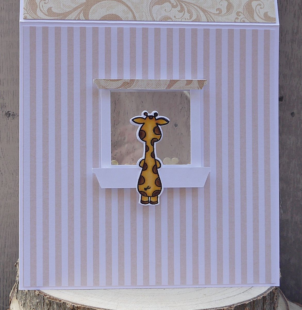 Gemini - Stamp and Die - Peek-A-Boo Giraffe