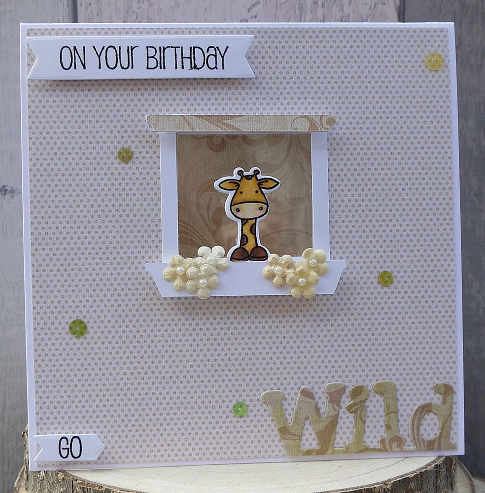 Gemini - Stamp and Die - Peek-A-Boo Giraffe