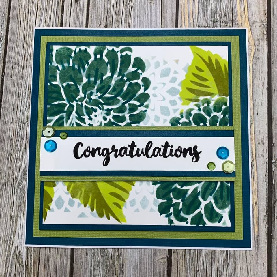Crafters Companion Kaleidoscope Layering Stencils - Dahlia Delight