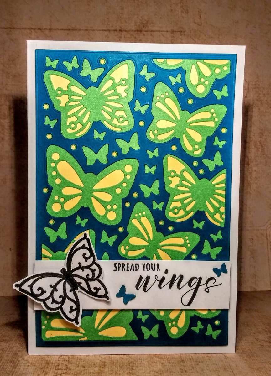 Gemini Double-Sided Layerable Create-a-Card Die - Butterfly Kaleidoscope