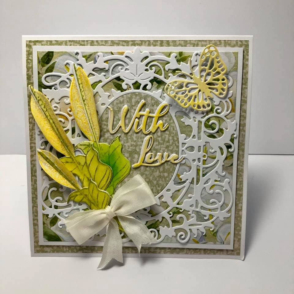 Natures Garden Lily Collection Metal Die - Ornate Frame and Corner