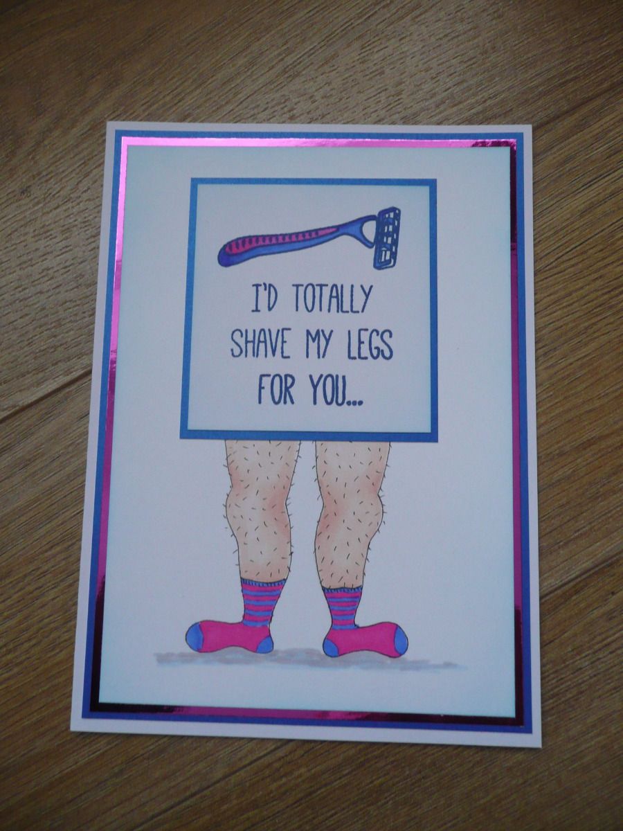 CC - Clear Acrylic Stamps - Shave My Legs