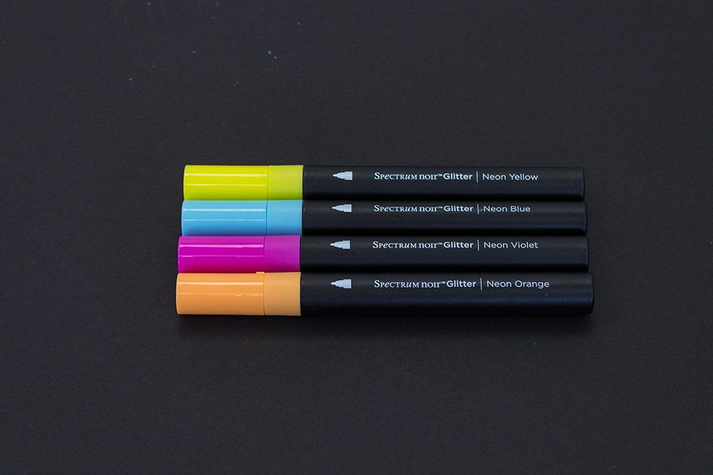 SN - Glitter Marker - Vibrant Florals - 6pc Set