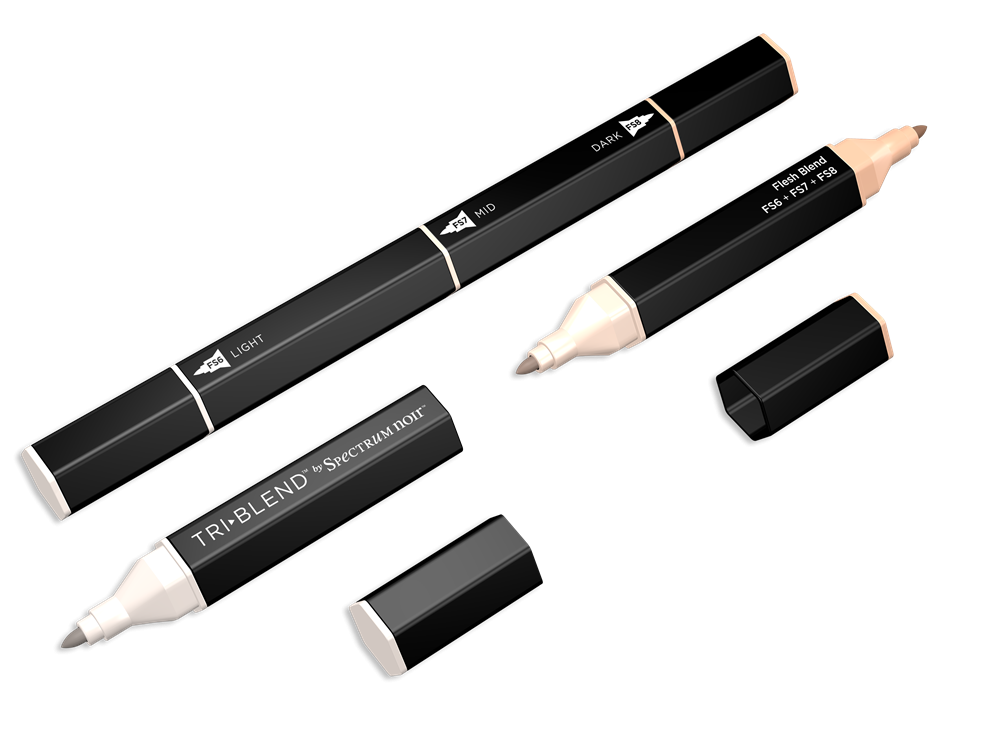 Spectrum Noir TriBlend Markers - Fair Skin Blend