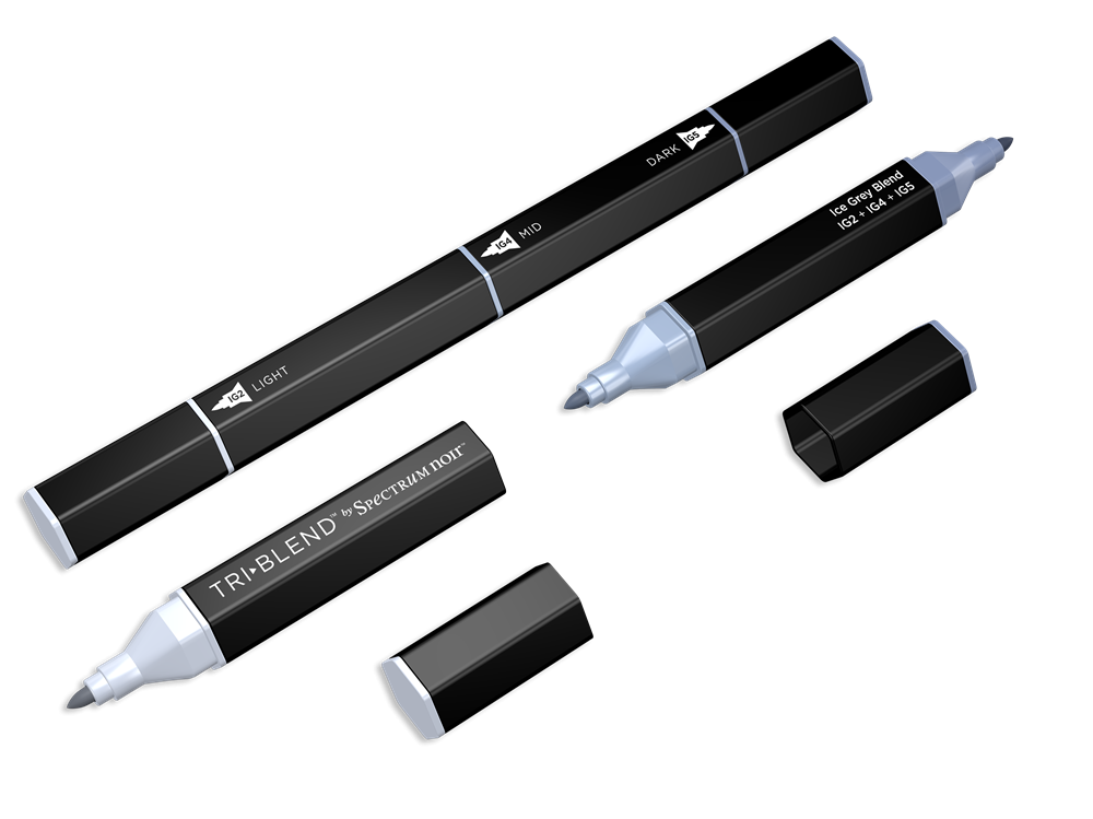 Spectrum Noir TriBlend Markers - Ice Grey Blend