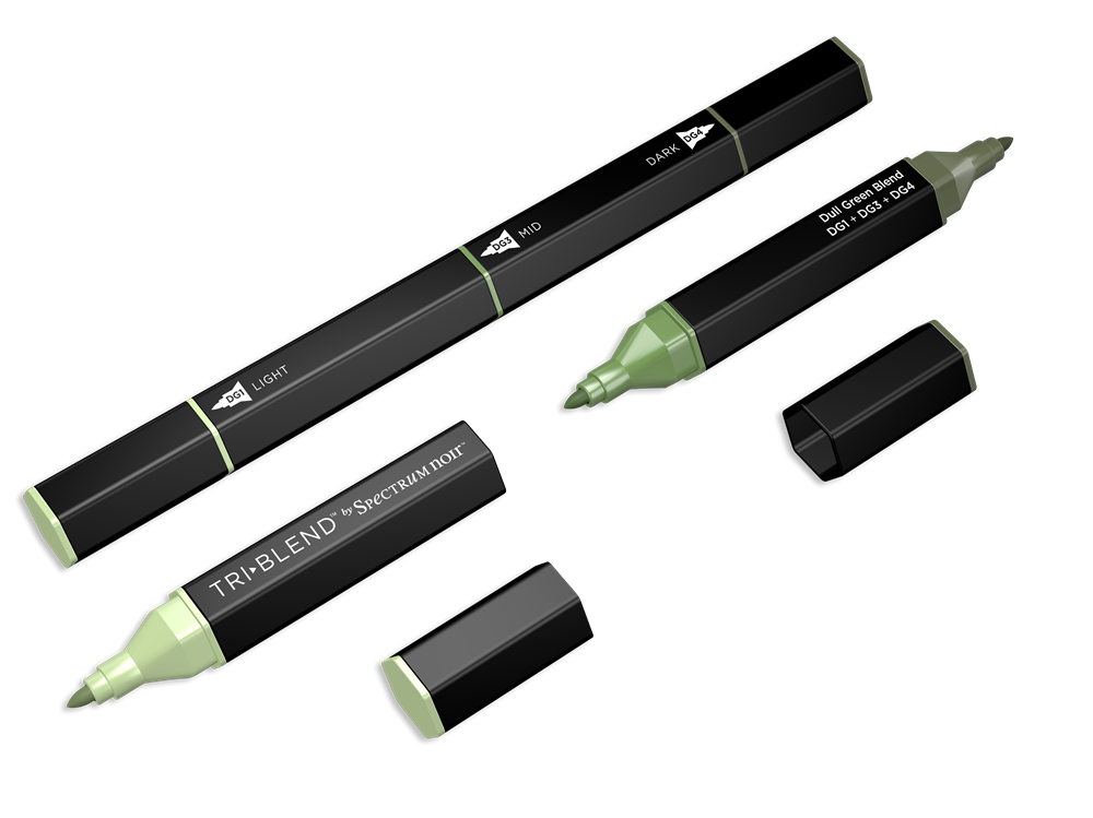 Spectrum Noir TriBlend Marker - Light Green Blend