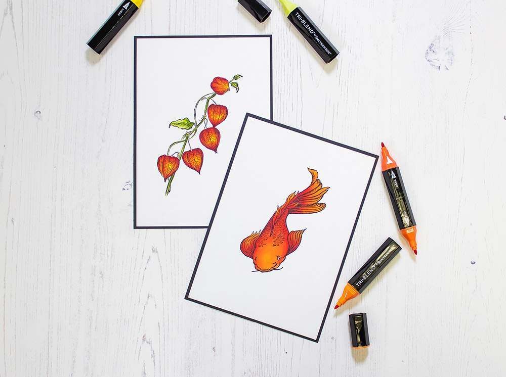 Spectrum Noir TriBlend Markers - Orange Blend