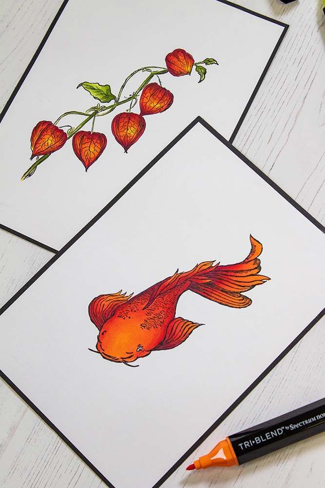 Spectrum Noir TriBlend Markers - Orange Blend