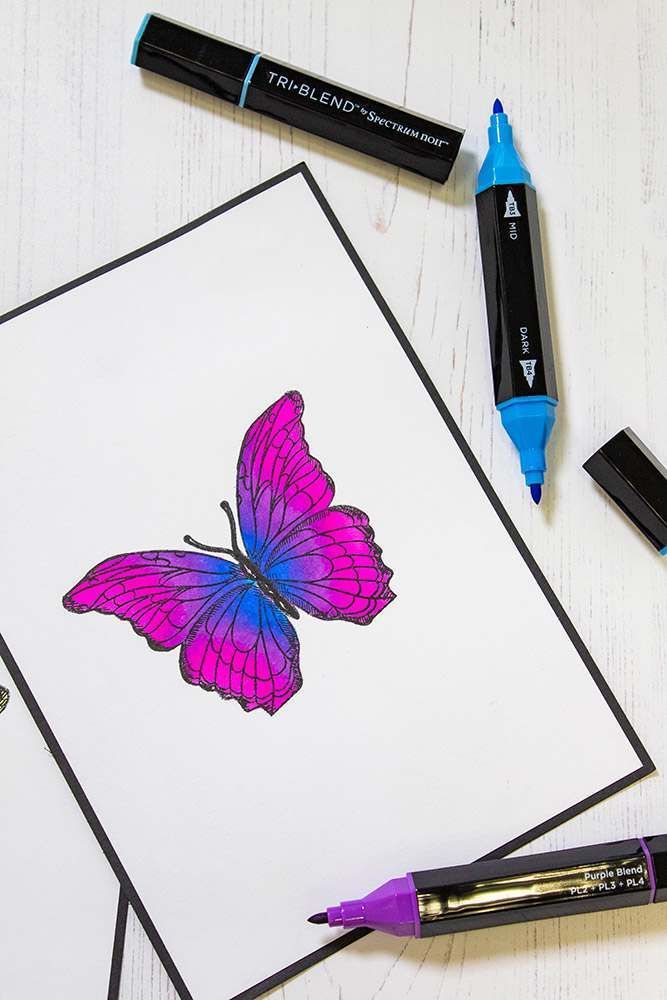 Spectrum Noir TriBlend Markers - True Blue Blend