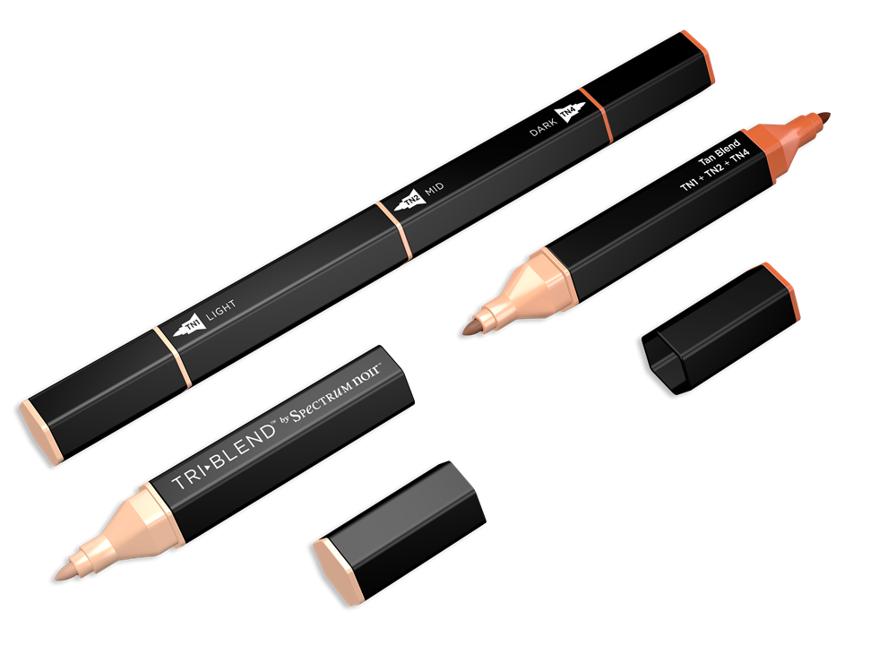 Spectrum Noir TriBlend Markers - Tan Blend