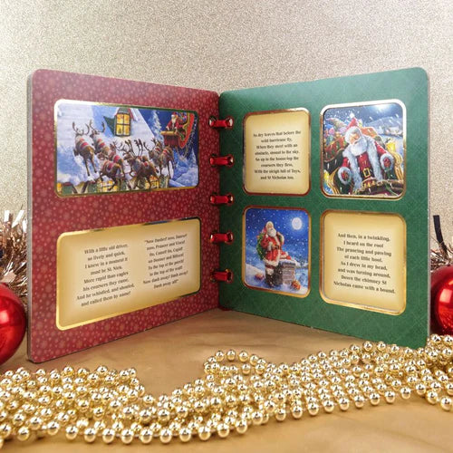 Twis the night before Christmas Muscial Notes Embossing Folder