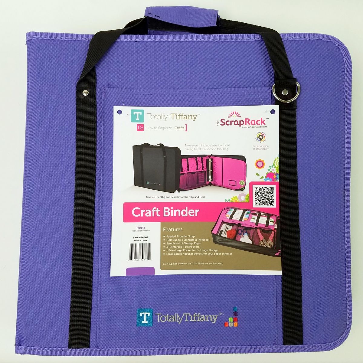 Totally Tiffany - TSR BDR Purple Craft Binder