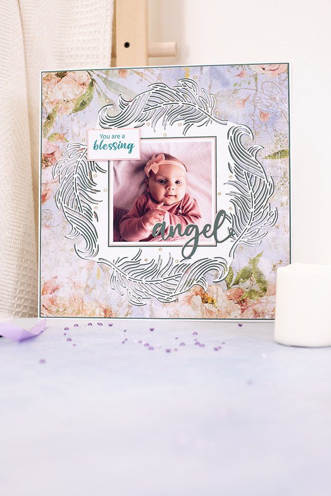 Angel Collection Stamp & Die - Angel Kisses