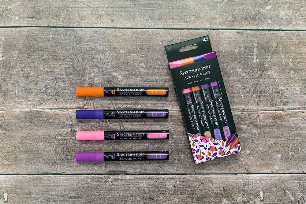 Spectrum Noir Acrylic Paint Marker (4PC)-Jewel