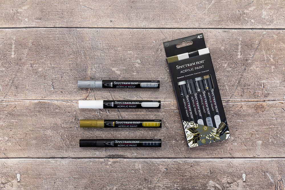 Spectrum Noir Acrylic Paint Marker (4PC)-Essential