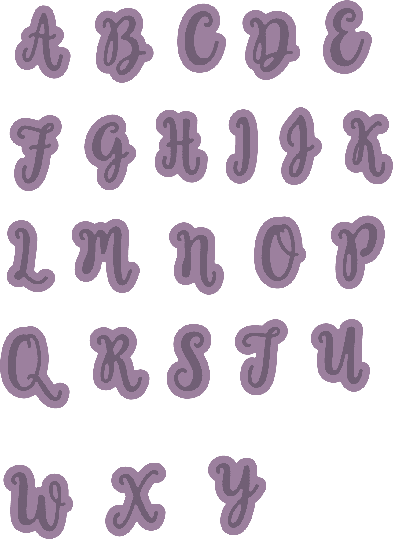 Gemini Expressions Metal Die - Uppercase Alphabet Set