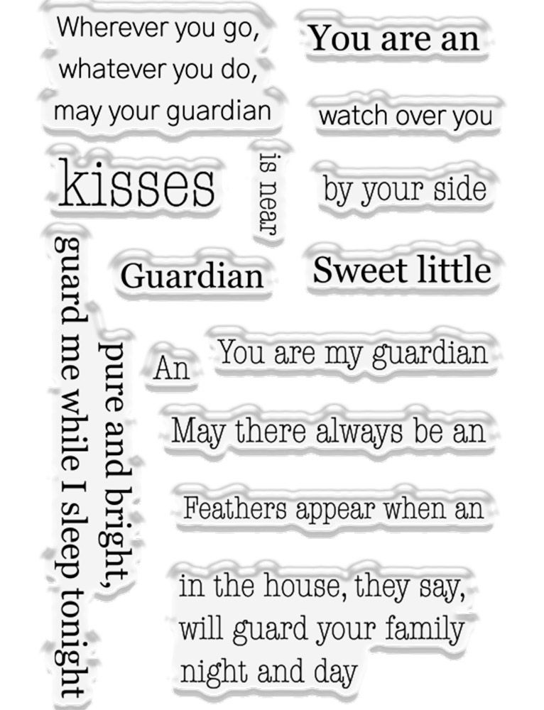 Angel Collection Stamp & Die - Angel Kisses