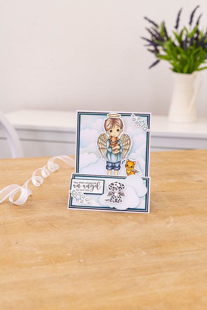 Conie Fong Angel Inspiration Stamp & Die - Friendship Angel