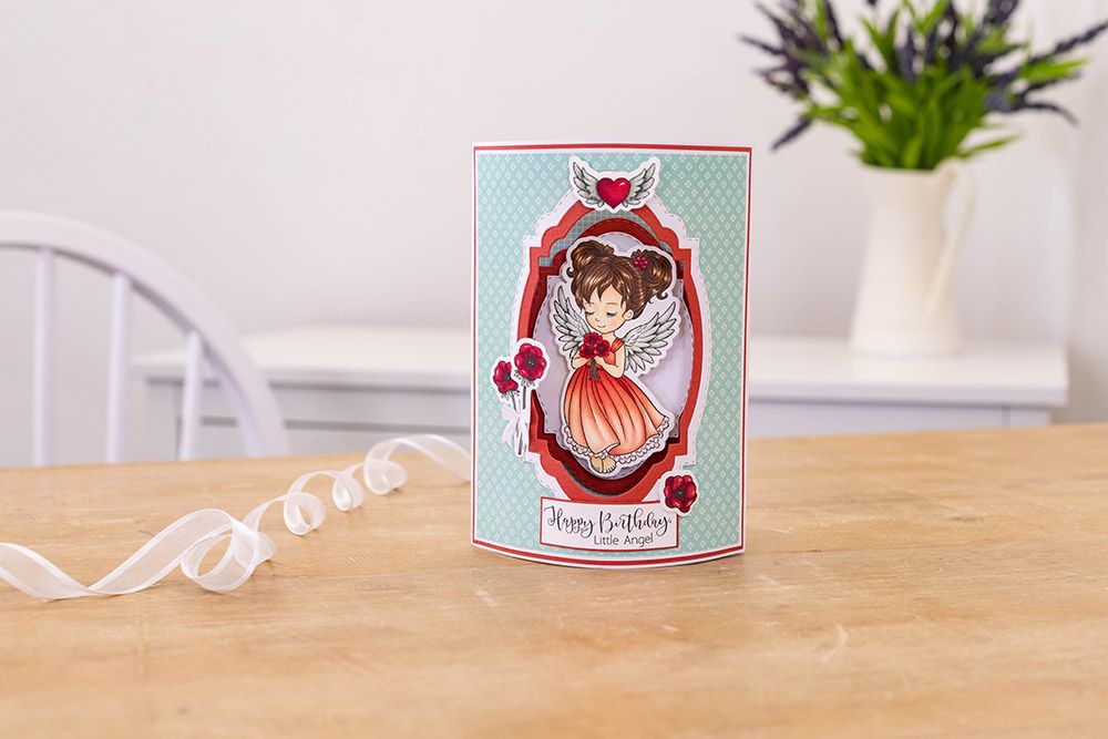 Conie Fong Angel Inspiration Stamp & Die - Angel Wishes