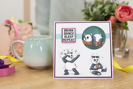 Crafters Companion Clear Acrylic Stamp – Great minds drink alike